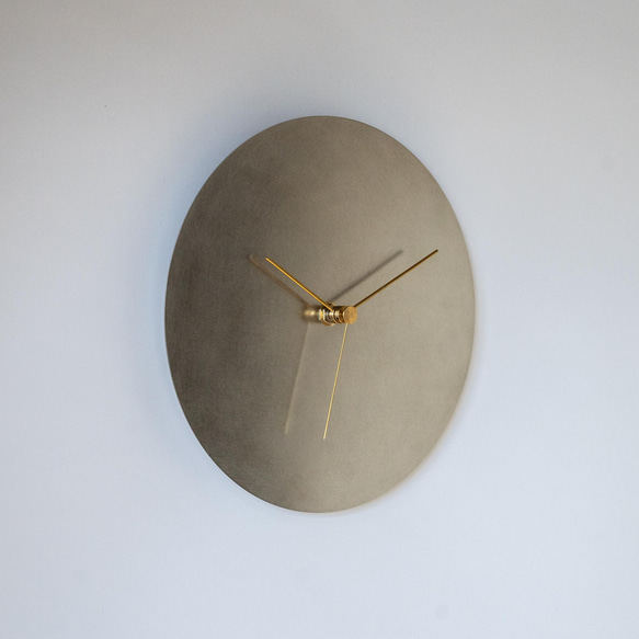 壁掛け時計−タイプ2/ステンレス　minimal clock <DISK-type2> / stainles 4枚目の画像