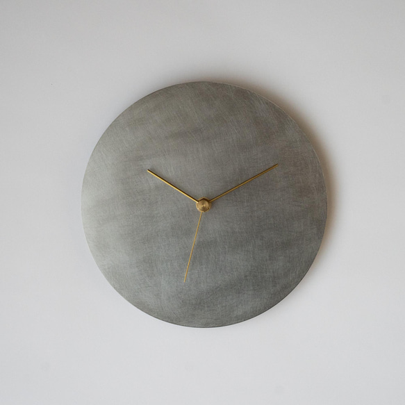 壁掛け時計−タイプ2/ステンレス minimal clock <DISK-type2