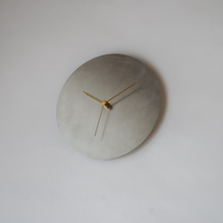 壁掛け時計−タイプ2/ステンレス　minimal clock <DISK-type2> / stainles 7枚目の画像