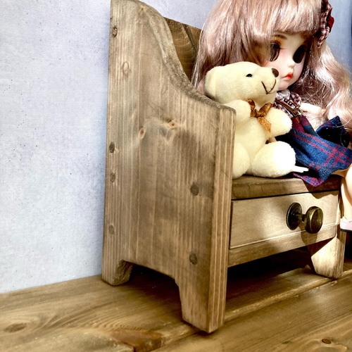 【美品】アンティークトールペイント 椅子 ベンチ 収納付 トランク型ベンチ スツール 椅子 ベンチ 収納付スツール ブラウン