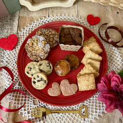 【本日まで】バレンタインクッキー缶[2/10(木)～12(土)にお届け]数量限定受注生産/ゆうパックでのお届け 4枚目の画像