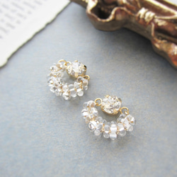 Crystal×bubble earring／pierce*3849* 8枚目の画像