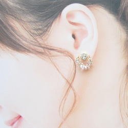 Crystal×bubble earring／pierce*3849* 9枚目の画像
