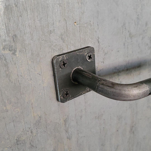 140×7cm 13㎜ アイアンバー タオルハンガー ランドリーバー 洋服