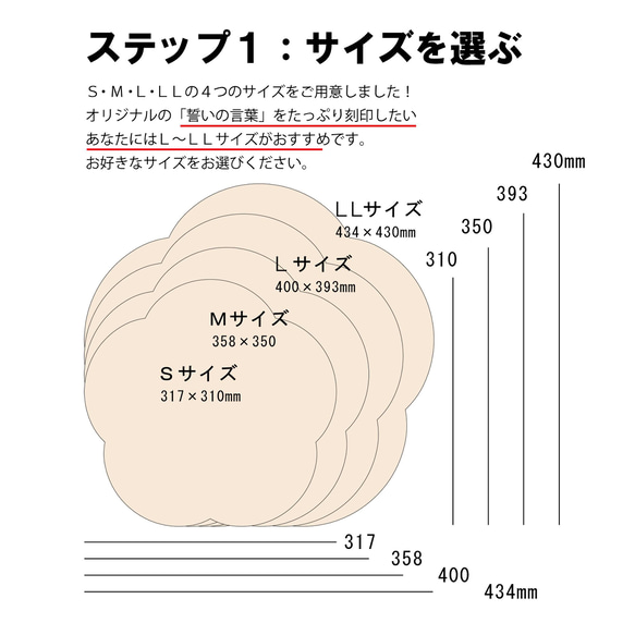 パーツ選択OK！ゲストとつくる和風結婚証明書 SMLLLあり／mcs12 10枚目の画像