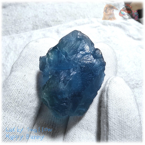 ◇ 秘蔵品 宝石質 特殊希少カラー ブルーフローライト 欠片 結晶