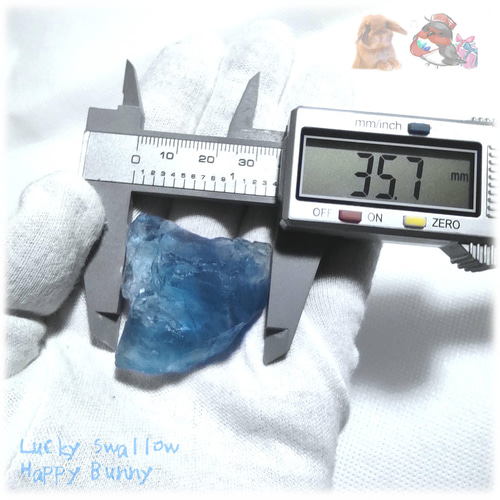 ◇ 秘蔵品 宝石質 特殊希少カラー ブルーフローライト 欠片 結晶