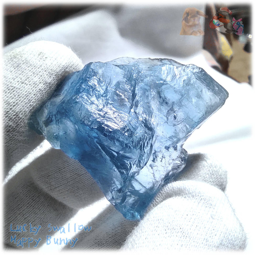 ◇ 秘蔵品 宝石質 特殊希少カラー ブルーフローライト 欠片 結晶