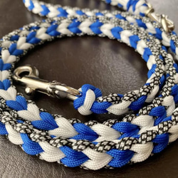 パラコード カフェリード☆ハート編み(ミントチョコレート) リード