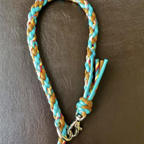 cona.lovelycat ✿ 6本編みカフェリード60cm パラコードで6つ組み編みドックカフェリード編！120cmのカフェ