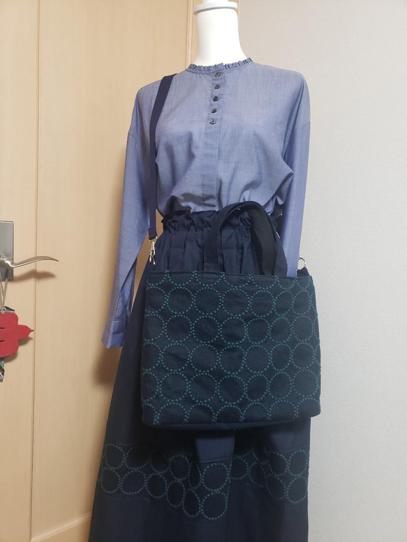 タンバリン 】 ミナペルホネン トートバッグ ショルダーバッグ 斜  