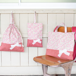 入園入学セット ヌビ リバティ ピンク レッスンバッグ Sunny7