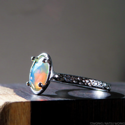 オパール リング / Ethiopian Opal Ring rc1 4枚目の画像