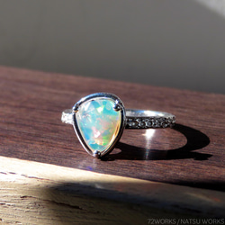 オパール リング / Ethiopian Opal Ring rc2 1枚目の画像