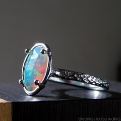 オパール リング / Ethiopian Opal Ring rc4 4枚目の画像