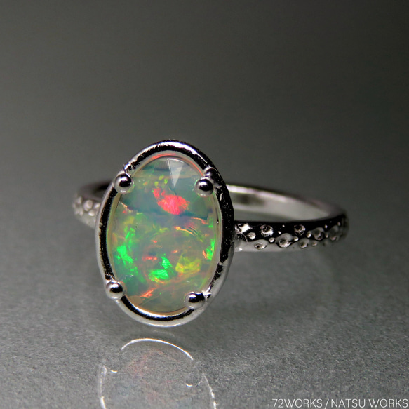 オパール リング / Ethiopian Opal Ring rc4 2枚目の画像