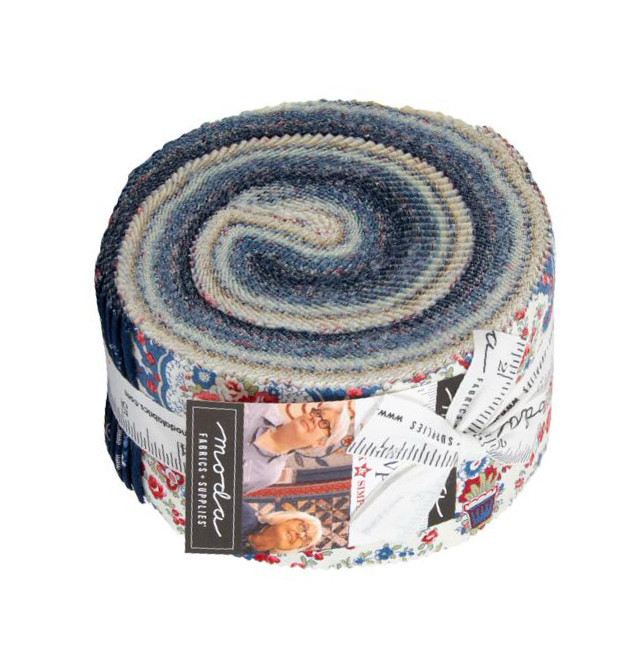 「Newport」 ジェリーロール　moda 生地 カットクロス　Minick & Simpsoon