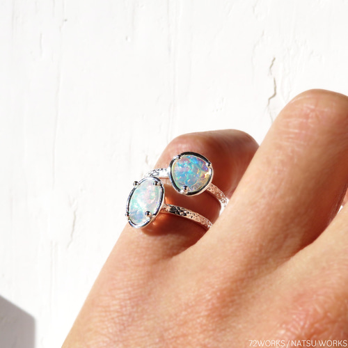 オパール リング / Ethiopian Opal Ring rc5 指輪・リング NATSU WORKS