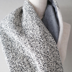 冬季半價促銷 ◆ 大理石紋粗花呢和蓬鬆的圍巾<snood003> 第7張的照片