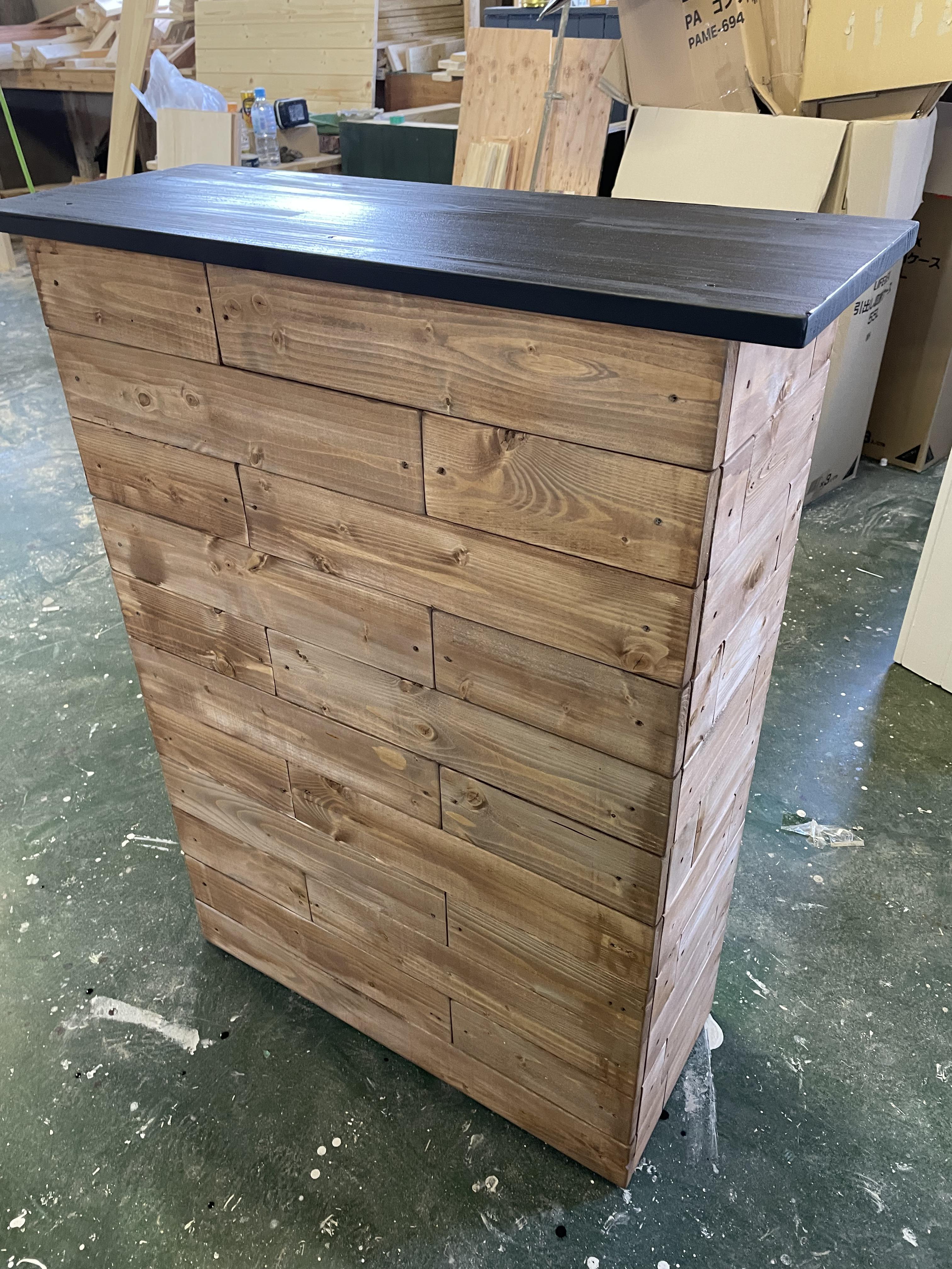 【フラット】カウンター　幅75✖︎高さ93✖︎奥行き30センチ