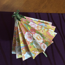 折り紙傘、番傘、祝い鶴、花、結婚式、お祝い、和雑貨、和小物、母の日、プレゼント 3枚目の画像