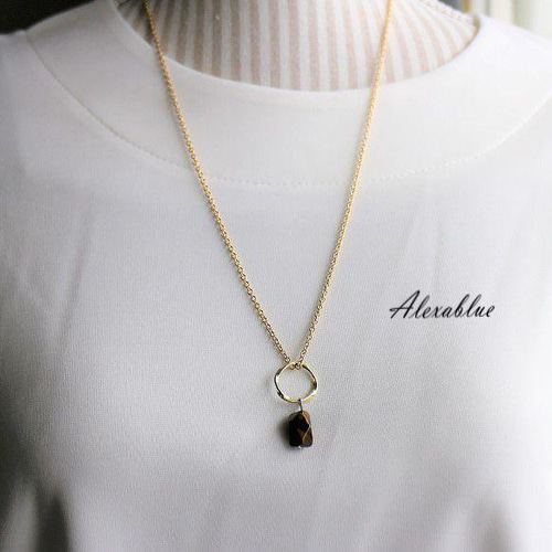 【限定特価】 タイガーアイロングネックレス 天然石ネックレス ネックレス アクセサリー