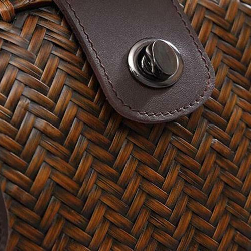 職人手作り 竹編みバッグ ハンドバッグ ビジネスバッグ 古風 かご  