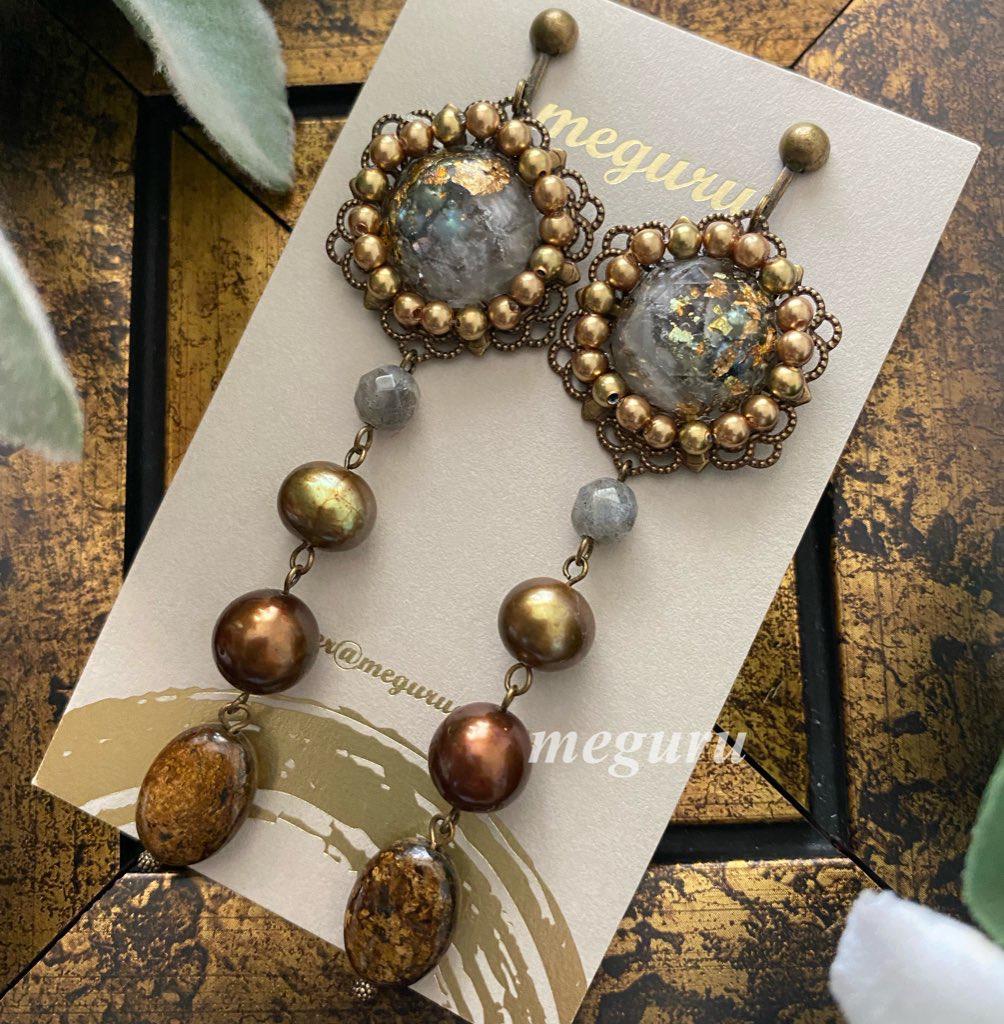 泪の珠「想出」イヤリング