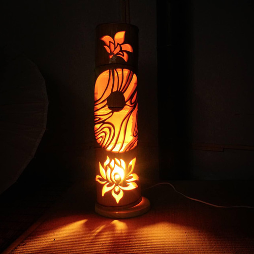 竹灯り・竹あかり・竹灯籠・竹灯篭・竹ランプ ～～ 癒しの灯り☆揺らぎ