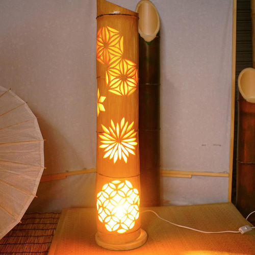 竹灯り・竹あかり・竹灯籠・竹灯篭・竹ランプ   ～～ 癒しの灯り★和枠★～～ 竹灯り・竹あかり・竹灯籠・竹灯篭・竹ランプ ～～ 癒しの灯り☆和の窓