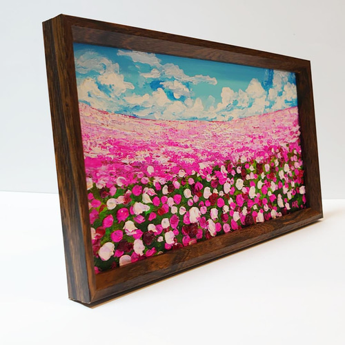 油絵 ミニ長方形 絵画 【花畑】 絵画 HR 通販 13254781 油絵 ミニ長方形 絵画 【花畑】 絵画 HR 通販 13254781