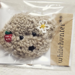 もこもこっとしたブローチたち。 4枚目の画像