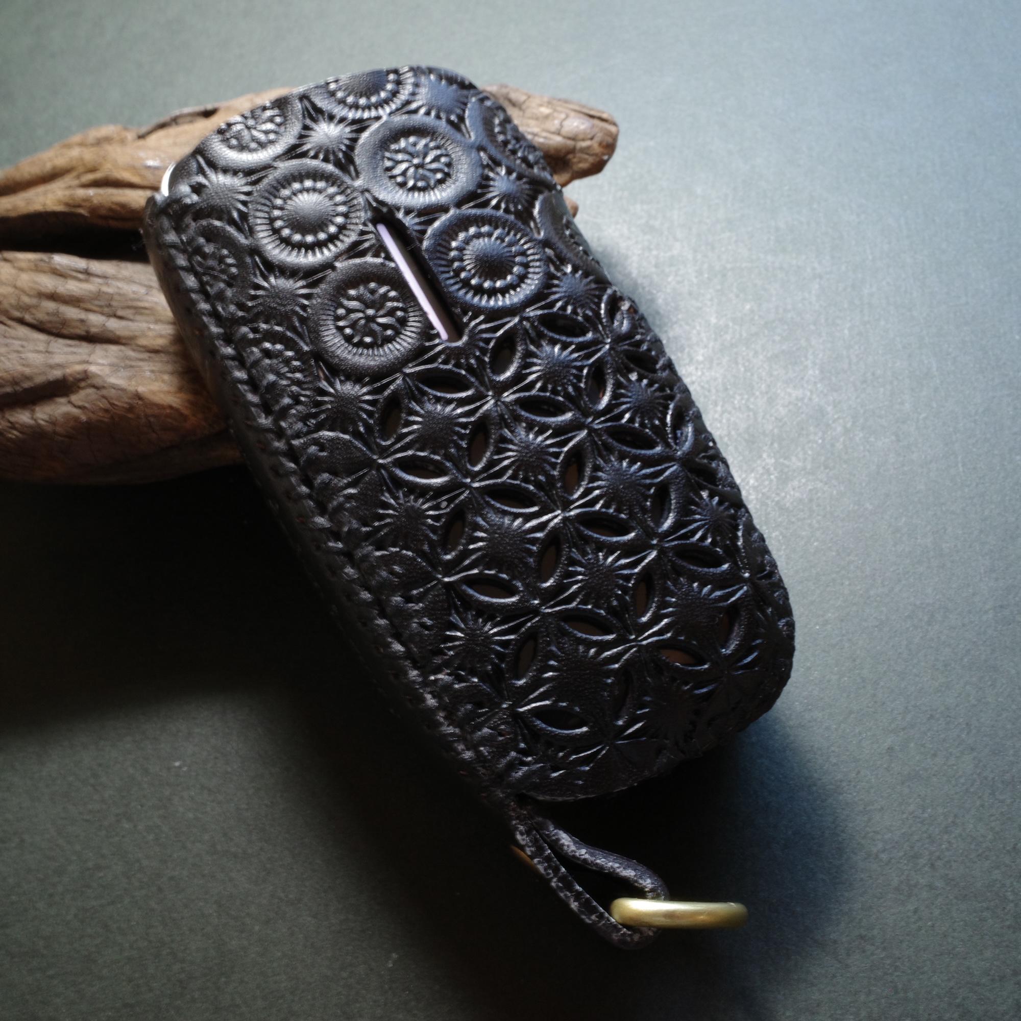 【PloomX / PloomXadvanced】プルームX レザーカバー Box with Line mix 透彫