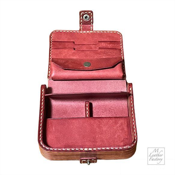 【積革】コイントレーレイヤーウォレットtype.R 7枚目の画像