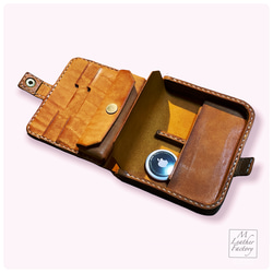 【積革】コイントレーレイヤーウォレットtype.R 6枚目の画像