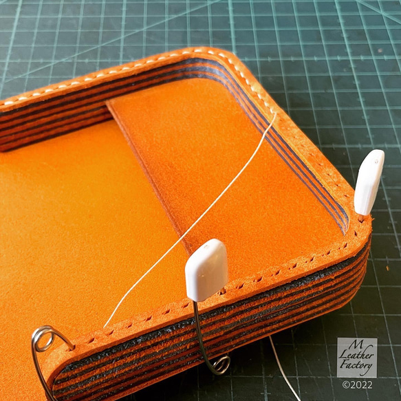 【積革】コイントレーレイヤーウォレットtype.R 14枚目の画像