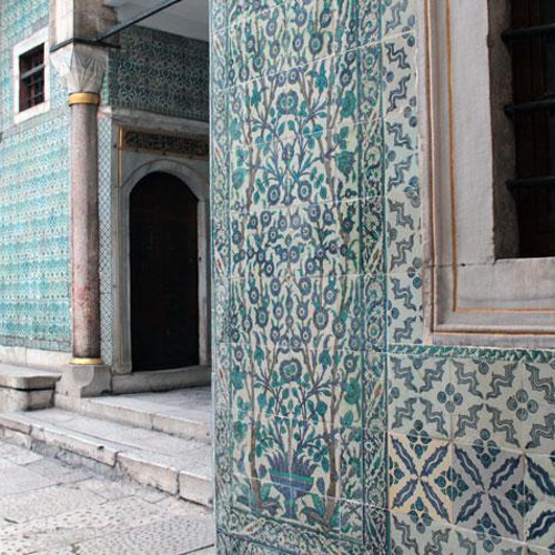 限定品☆トルコイズミル陶器・タイル・アート絵画 タペストリー