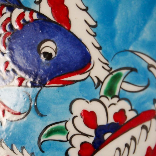 限定品☆トルコイズミル陶器・タイル・アート絵画 タペストリー