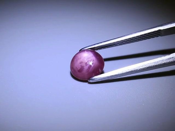 天然石 スター ルビー ルース 1.72ct アフリカ産　優しく綺麗な色味！ 5枚目の画像