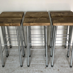 カウンターチェアー6脚 6脚セット カフェ風アイアンバーチェア カウンターチェア 椅子