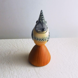 ヤマセミ （木・鳥・置物） Crested kingfisher / wooden bird / animal 4枚目の画像