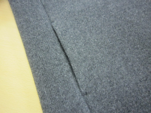 型紙　ノーカラーコクーンコート　A008B-P（裏付き）　レディース 7枚目の画像
