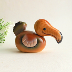 ドードー鳥 （★台付き） Dodo bird / wood animal 7枚目の画像