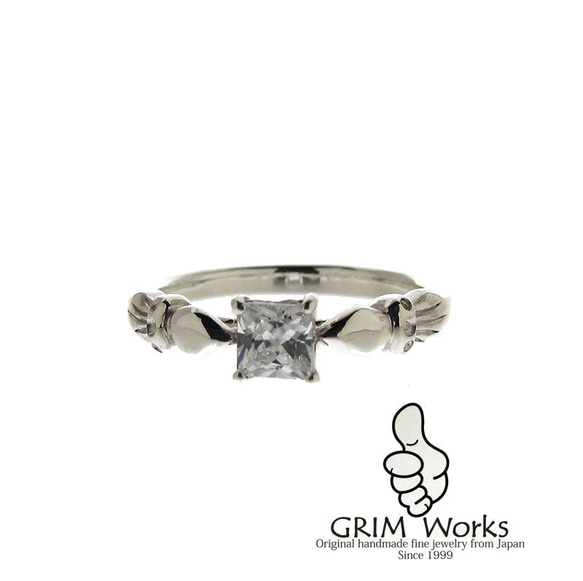 【受注生産】～GRIM Works～｜S/C RING （真鍮）｜Square Ring｜真鍮製｜Brass 15枚目の画像