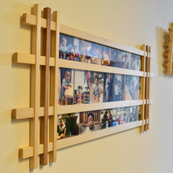 『さけわかめ様専用商品』好きな写真が飾れますセミオーダー木製壁掛けフォトフレーム　C 2枚目の画像