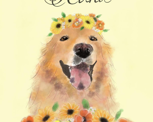 水彩画風のおしゃれで可愛い似顔絵を制作いたします。オーダー オーダー参考☆水彩風似顔絵 イラスト chiki 通販 13258167｜Creema