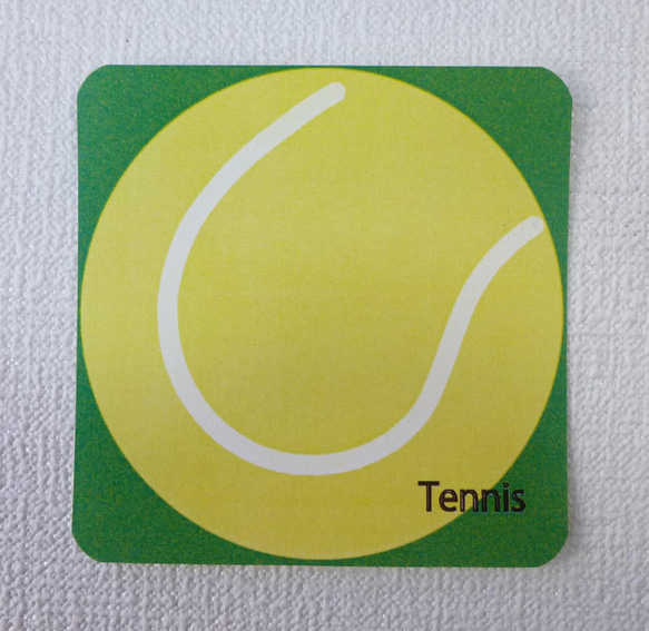 【国内送料無料】テニスボール　メッセージカード　24枚入り 1枚目の画像