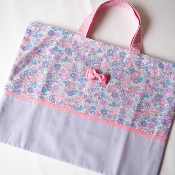 New 入園入学グッズ 3点セット【 リバティ風 花柄 】 大きめ