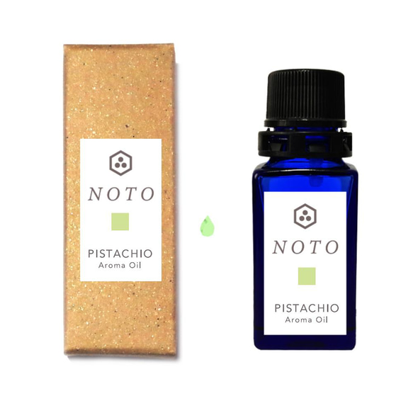 NOTO　ピスタチオのフレグランスアロマオイル１０ml　PISTACHIO フレグランスオイル 1枚目の画像