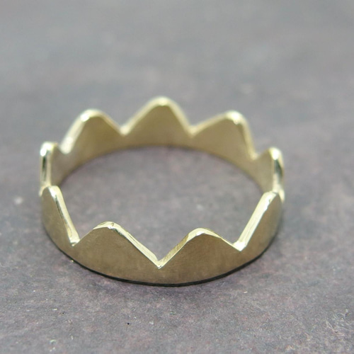 真鍮の王冠リング【brass】 指輪・リング Norcca 通販 13259583